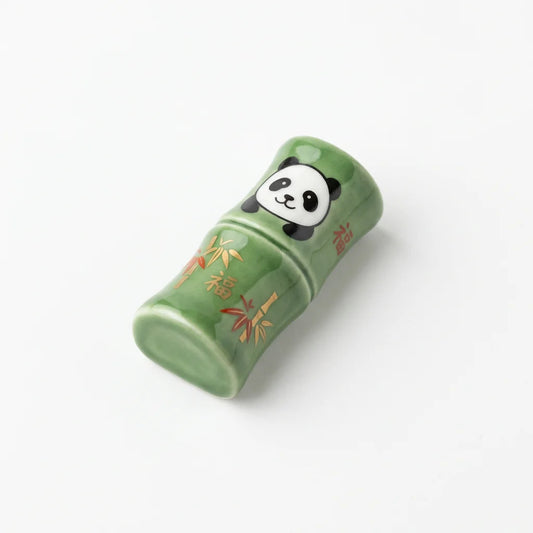 Kawaii Panda Bamboo Ceramic Chopstick Rest - OROOT